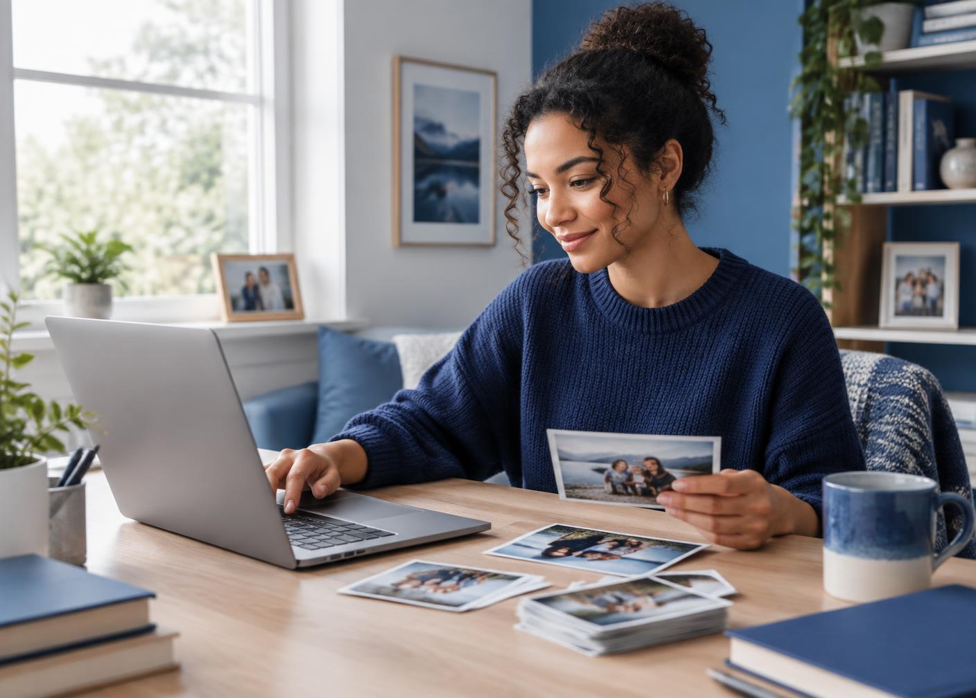 Organizing important photos for backup